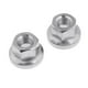 thumbnail image 5 of Rueda de BMX / MTB Bike AXLE NUTS 3/8 "Components Silver - de 4 Piezas, 5 of 9