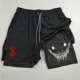 thumbnail image 1 of Pantalones cortos para correr para hombre, pantalones cortos deportivos 2 en 1 para entrenamiento de gimnasia y Fitness, entrenamiento de secado rápido, trote, doble cubierta, verano, 1 of 5