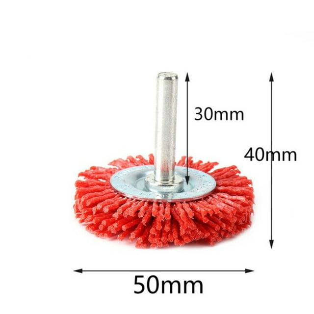 Lefu Nylon Cup Brush Abrasive Wire Wheel Rotary Tool Polishing Deburring 50/75/100mm