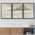 thumbnail image 3 of wall26 Framed Canvas Print Wall Art Set Minimal Pastel Green Grunge Landscape Abstract Shapes Illustrations Modern Art Decorative Multicolor Chic for Living Room, Bedroom, Office - 24"x36"x, 3 of 5