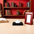 thumbnail image 4 of unbranded Organizador Rectangular Para Caja De Pañuelos De Plástico Negro Para Escritorio Y Cocina Moderno, 4 of 8