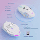 thumbnail image 4 of "Mouse Inalambrico Gamer Ergonomico 2.4g Bt Dual Modos Raton blanco ", 4 of 5