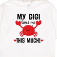 thumbnail image 3 of Inktastic My Gigi Loves Me Grandkids Toddler Hoodie, 3 of 4