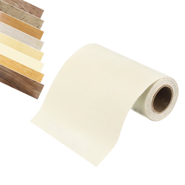 Cinta de Grano de Madera, Cinta de Reparación Autoadhesiva de Grano de Madera de 2" x 16Ft (Grano de Madera Blanco Claro)