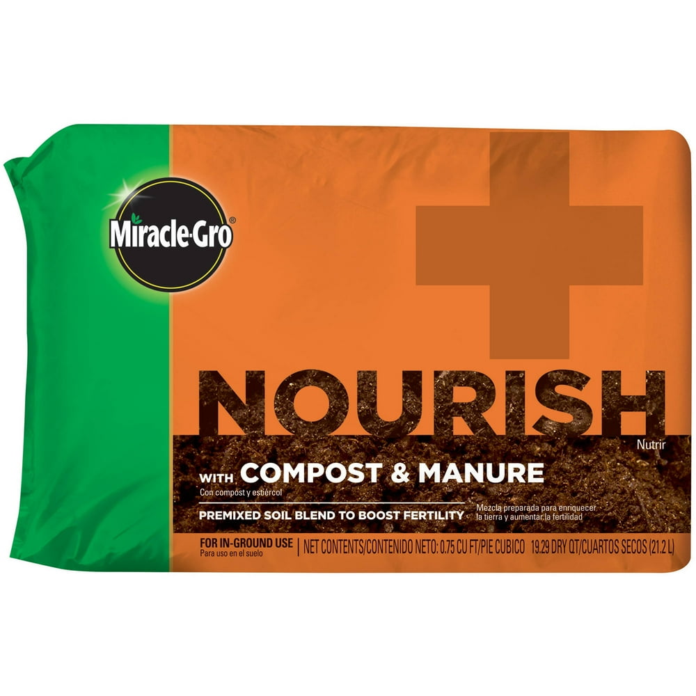 Miracle-Gro Nourish 0.75 Cu Ft - Walmart.com - Walmart.com