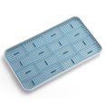 thumbnail image 3 of VALINK Draining Plate Household Rectangular Dish Plate Net Red Dinner Plate Tea Cup Tray Portable, 3 of 6