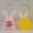 Yellow6, variant on Clearance Vggrvlo Easter Bunny Baskets with Handle Cute Personalized Canvas Cotton Tote Bags with Handle Cartoon Egg Hunt Containers for Easter Gifts Easter Decor Yellow
