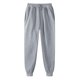 thumbnail image 1 of Pantalones deportivos casuales para hombre, pantalones deportivos con cordón para correr al aire libre, gris, 1 of 5