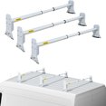 thumbnail image 1 of VEVOR Van Roof Ladder Rack, 3 Bars, 661 LBS Capacity, Heavy Duty Aluminum Roof Rack Cross Bar with Ladder Stopper, 46-68 in Adjustable, Compatible with Ford Transit Connect for Kayak Canoe Lumber Carg, 1 of 9