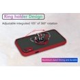 thumbnail image 6 of is Specially Designed for iPhone Xr Anti-Scratches,Anti-Fingerprint, Built-in 360° Rotating Ring Bracket Solid and Durable Magnetic car Phone case, Suitable for iPhone Xr 6.1inches Women-Red, 6 of 11