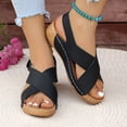 thumbnail image 4 of Willtoo Orthopedic Sandals Women Dressy Lightweight Arch Support Sandals Casual Crisscross Strap Open Toe Summer Shoes 2026, 4 of 6