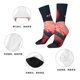 thumbnail image 5 of Balery Colorful Floral Flamingo Calcetas Largas con Estampado para Hombre y Mujer – Suaves y Transpirables, Talla Única (US 5-11), 5 of 6