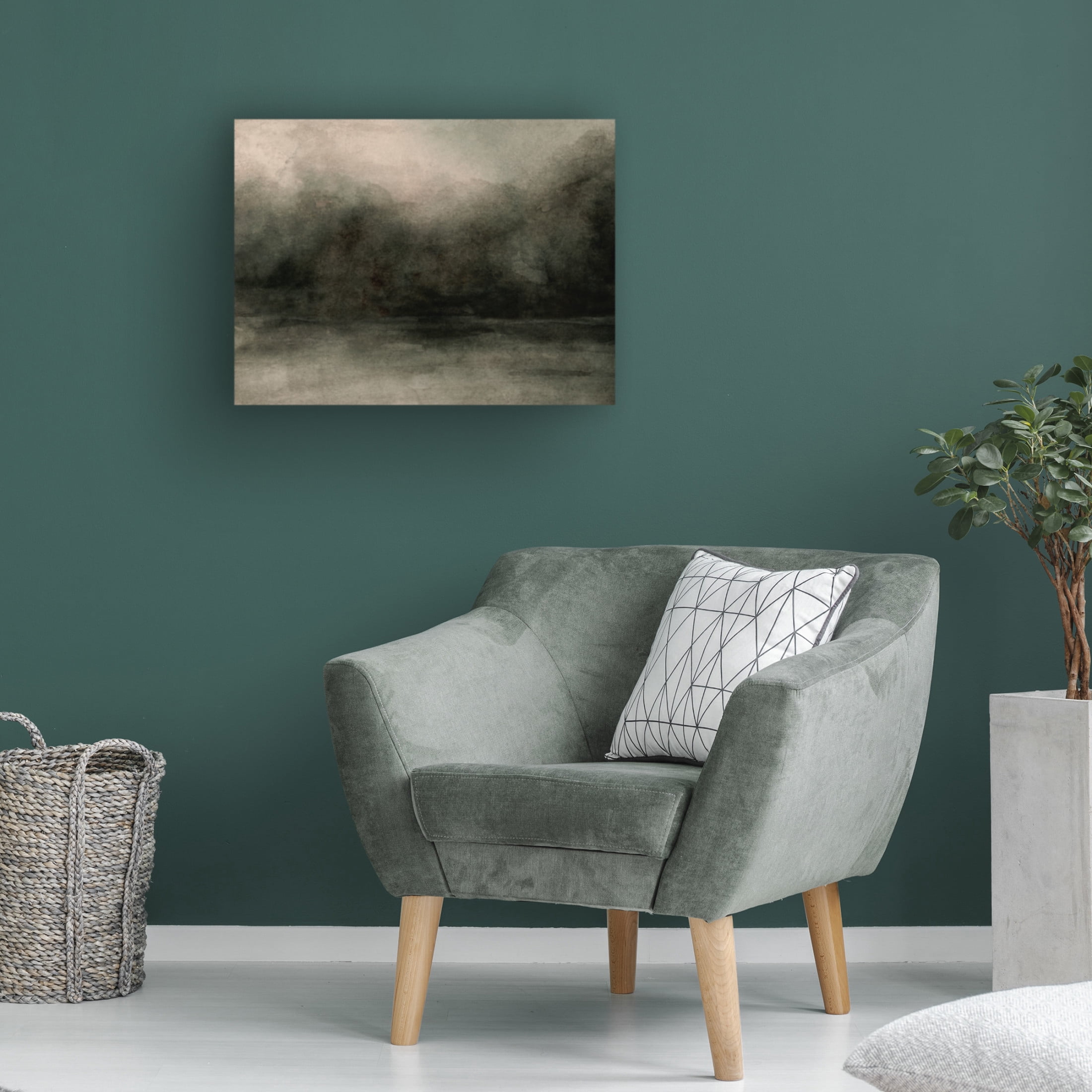 Trademark Fine Art Emma Caroline Smoky Tree Horizon II Canvas Wall Art