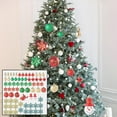 thumbnail image 4 of 70 Uds adornos de bolas de Navidad bola decorativa de Navidad adornos de Navidad DIY rojo verde oro Yuyangstore Colgantes Bolas, 4 of 7