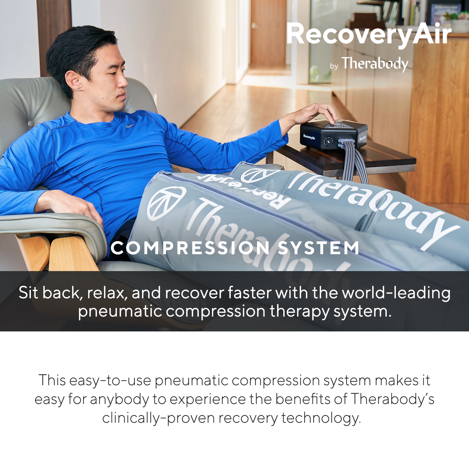 Theragun Therabody RecoveryAir Compression System, Medium - image 2 of 10