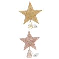 thumbnail image 1 of Árbol Top Top Decorativo Romántico Treetop Star Topper Lights para Party 25cm Champagne gold +Árbol Top Top Decorativo Romántico Treetop Star Topper Li Fernando estrella de la copa del árbol, 1 of 8
