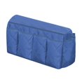 thumbnail image 2 of Organizador de reposabrazos para sofá, bolsa de almacenamiento reclinable, antideslizante, impermeable, a prueba de polvo, reposabrazos para silla, Azul oscuro, 2 of 8