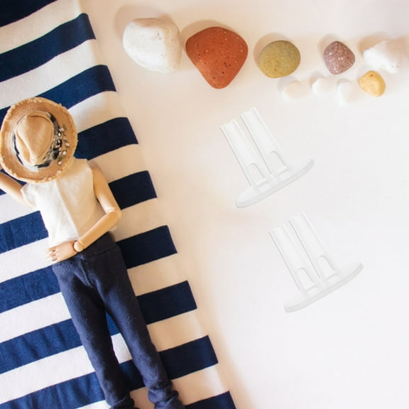 Masteelf 10 Pcs Doll Accessories 8.00X7.00X5.00CM Transparent