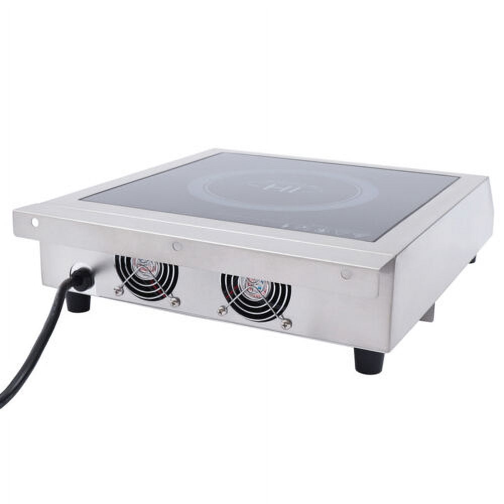 1800W Commercial Countertop Burners Induction Cooktop Hot Plate Stainless Steel