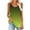 Gradient Green, variant on gakvbuo Summer Tank Top for Womens Summer Fashion Women'S Spring/Summer Casual Round Neck Sleeveless Top Tank Top