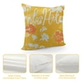 thumbnail image 4 of YINGXI  Summer Pillow Cover Watercolor Flowers Decor Hello Sunshine Farmhouse Seasonal Pillow Case Decorations for Home Sofa Couch (Yellow) 18x18in, 4 of 5