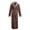 a-Coffee11390, variant on VNKIDY Men's Loungewear Solid Color Plush Lined Robes Long Sleeve V Neck Belted Soft Loungewear For Casual Daily Home Relaxation Activities Fashionable Homewear