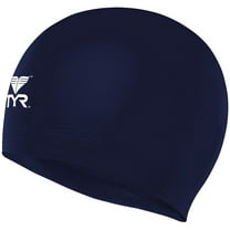TYR Adult Fit Latex Swim Cap - Royal