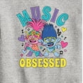 thumbnail image 3 of Trolls - Music Obsessed Poppy and Branch - Toddler & Youth Crewneck Fleece Sweatshirt, 3 of 5