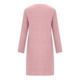 thumbnail image 7 of Stamzod House Dress for Women Halloween Print Long Sleeve T Shirt Nightgown Soft Crew Neck Short Sleep Shirt XXL, 7 of 7