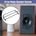 thumbnail image 3 of Unique Bargains Universal Iron Black 12" Speaker Grill Bar Audio Speaker Subwoofer Grill Grille 12 Inch 3 Bar 2 Set, 3 of 8