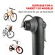 thumbnail image 4 of Minibomba de aire portátil para bicicleta, con manómetro, para exteriores, válvula AV/FV, para bicicleta de montaña, 4 of 5
