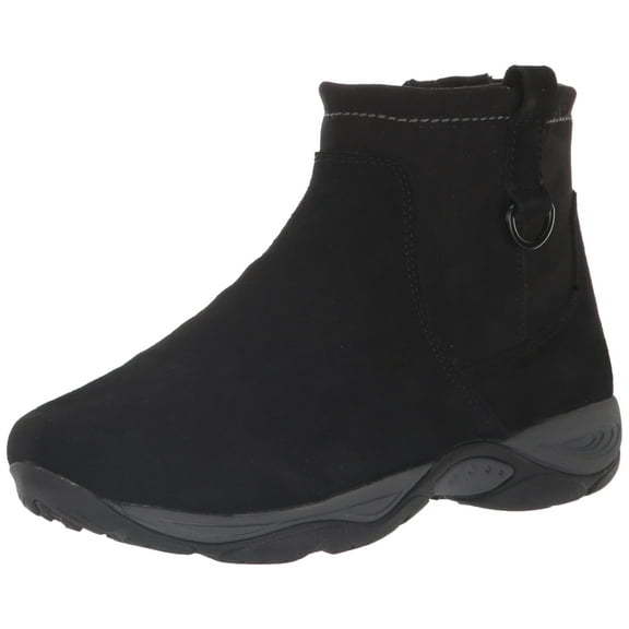 Easy Spirit Women's Elton Ankle Boot, Black Suede, 5.5