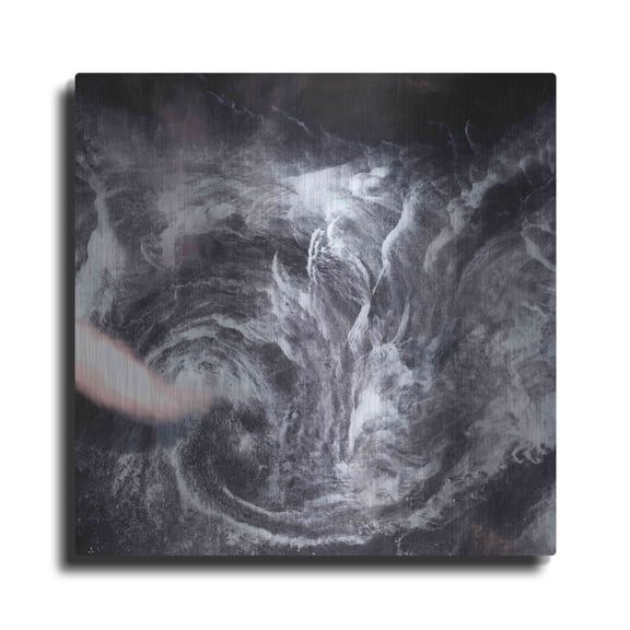 Luxe Metal Art 'Earth as Art: Whirlpool in the Air' Metal Wall Art, 24"x24"
