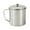 Silver XXXL, variant on SNGMN 304 Stainless Steel Cup with Lid and Handle, Commercial Water Cup Teapot, Kindergarten Children's Anti-Fall Small Mug for Hot and Cold Drinks