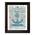 thumbnail image 1 of Typography - Smooth Sea - Dictionary Art Print Printed On Authentic Vintage Dictionary Book Page - 8 x 10.5, 1 of 3