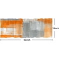 thumbnail image 2 of Valances for Windows,Rod Pocket,52 x 18 inch,Orange Grey, 2 of 5