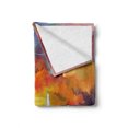 thumbnail image 2 of Abstract Oil Painting Soft Flannel Fleece Throw Blanket, Impressionism Image of Seascape Paintings with Sun Rays Background, Cozy Plush for Indoor and Outdoor Use, 50" x 60", Multicolor, by Ambesonne, 2 of 6