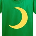 thumbnail image 4 of Inktastic Cute Yellow Moon Youth T-Shirt, 4 of 5