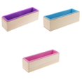 thumbnail image 1 of 3 Piezas de de Pan de Silicona Rectangular Flexible para Jabón con Caja de , Herramienta de Bricolaje para Pasteles de Jabón, Sumini, 1 of 9