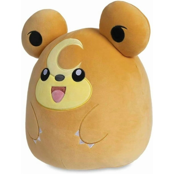Peluche Squishmallows Teddiursa, 25 cm, Pokémon con licencia