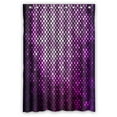 thumbnail image 1 of ABPHQTO Mosaico Violeta Brillante Disco Cortina de Ducha Poliéster Impermeable y Ganchos 120x180 cm, 1 of 1
