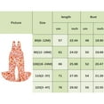 thumbnail image 4 of Bagilaanoe Toddler Baby Girl Jumpsuit Sleeveless Floral Print Romper Overalls 6M 12M 18M 24M 3T 4T Kids Flared Pants Summer Clothes, 4 of 7