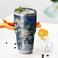 thumbnail image 3 of 30oz Pioneer Flower Tumblers Stainless Steel Tumbler with Lid and Straw,Vacuum Insulated Double Wall Travel Tumbler Cups Mug with Cleaning Brush for Coffee,Tea, 3 of 7