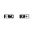 thumbnail image 3 of Reloj digital LED Naiovety Recargable 2 Modo 5 Engranaje Control de sonido Tipo 1 2Conjunto, 3 of 6