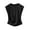 Black, variant on Lovskoo Fashion Women's Basic Tees Summer Casual Solid Color Loose Sleeveless Round Neck Top Black
