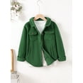 thumbnail image 3 of 6T Little Boys Clothes 7 Years Boys Long Sleeve Coat Solid Color Little Boys Fall Winter Jacket Green, 3 of 8