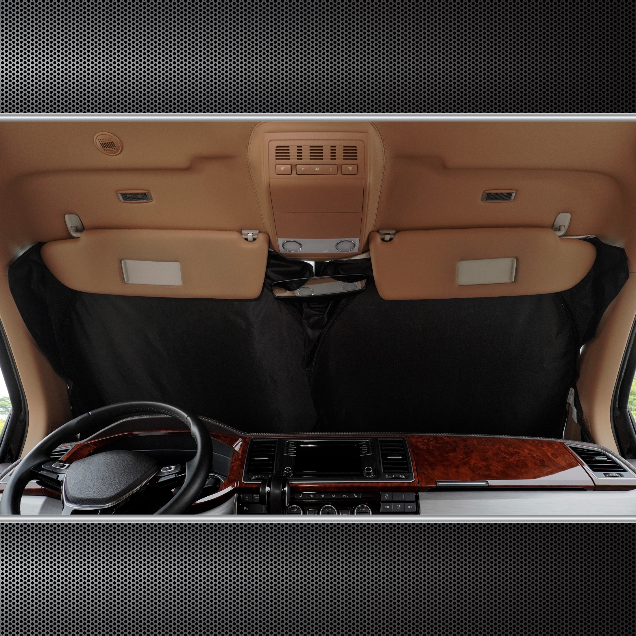 Auto Drive Foldable Windshield Sunshade, 67" x 39" photo 6