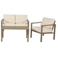 thumbnail image 3 of Mainstays Dashwood 4-Piece Outdoor Patio Conversation Set, Cream, 3 of 11