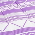 thumbnail image 2 of Purple Comforter Twin 5 Piece All Season Bedding Twin Comforter Bed in A Bag- Ultra Soft 100% Microfiber Polyester - Twin Bedding Sets for Girls with Fitted Sheet ， Flat Sheet, 2 of 5