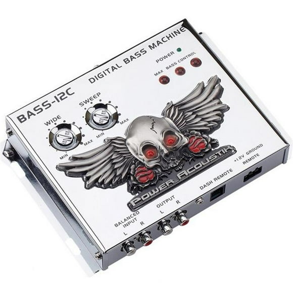 Power Acoustik Digital Bass Driver-Restoration Processor with Parametric Bass Control